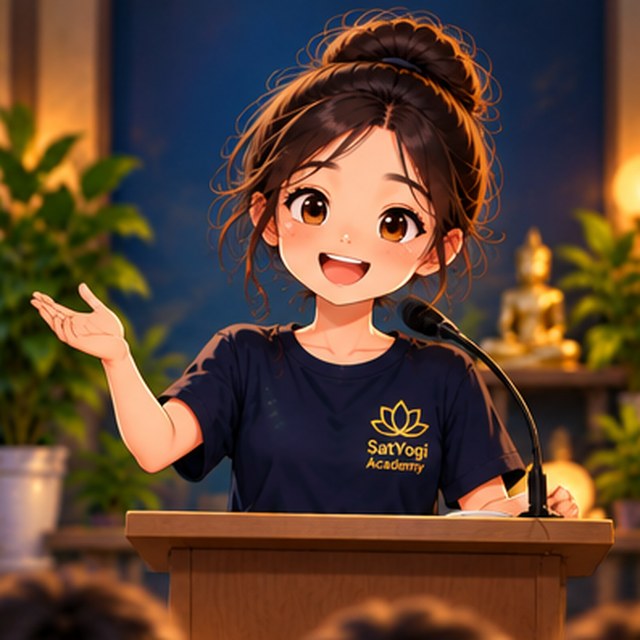 Confident in public speaking